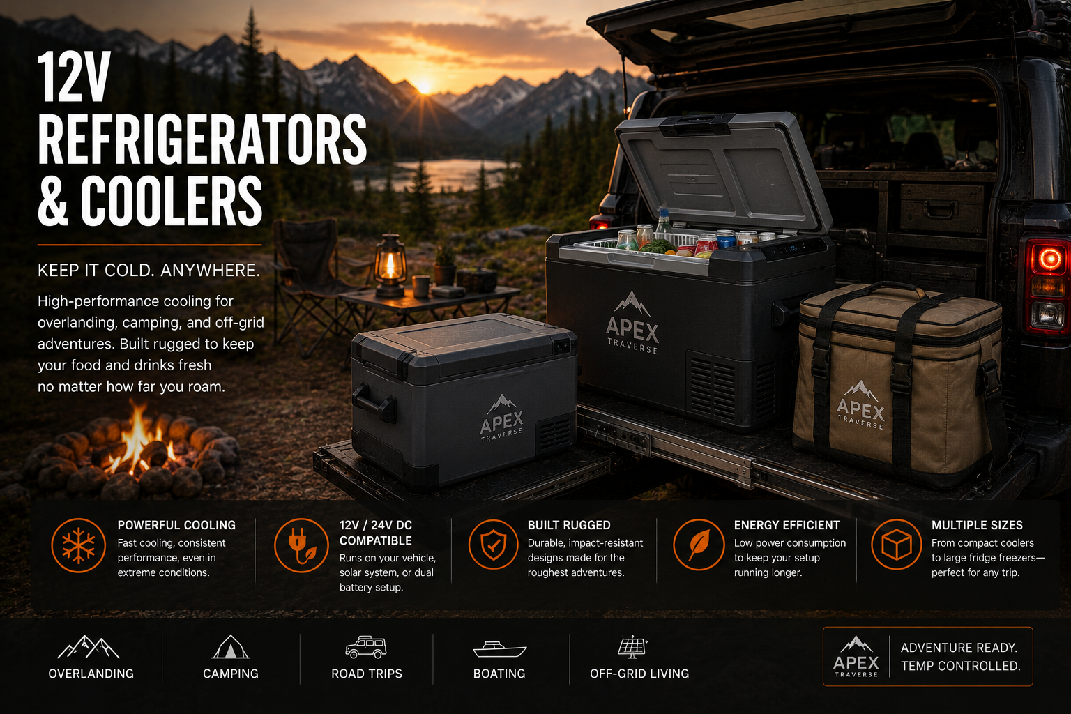 12V Refigerators & Coolers