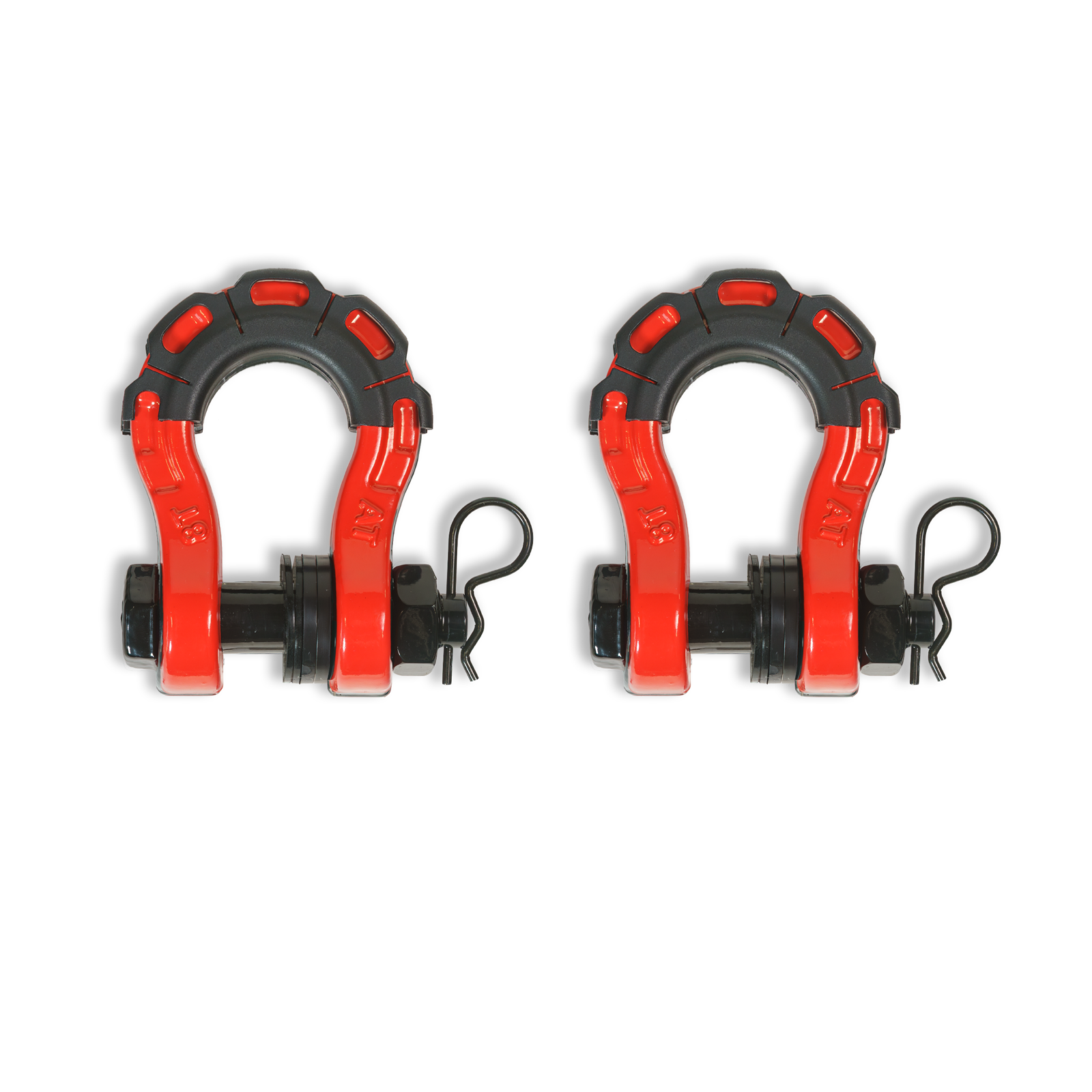 3/4" Forged Steel D-Ring Shackles (8 Ton) – Recovery Shackle Set (Pair)