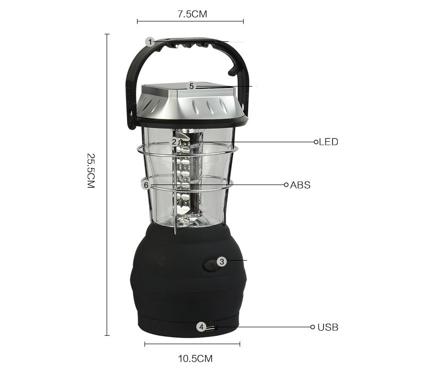 LED Camping Lantern – Portable Rechargeable Outdoor Lantern
