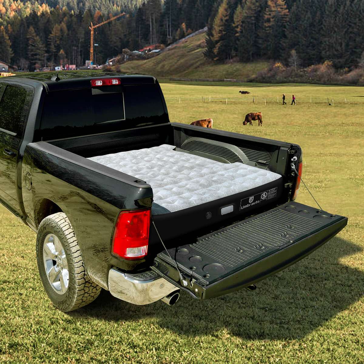 Umbrauto Truck Bed Air Mattress 3.0 with Built-In Rechargeable Pump (5.5–6.5 ft Beds)