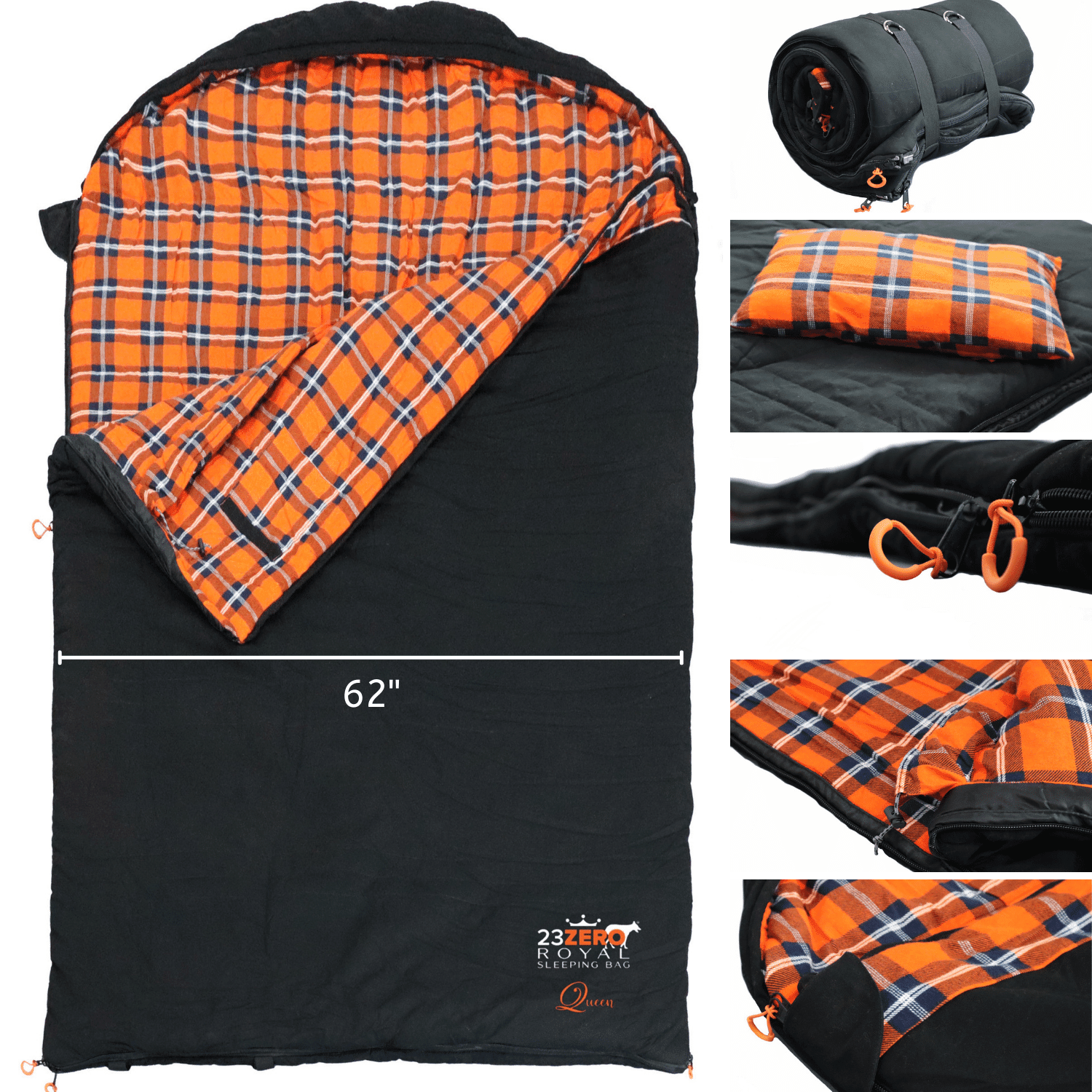 Royal Sleeping Bag Queen 62" Heavy-Duty Storage Bag