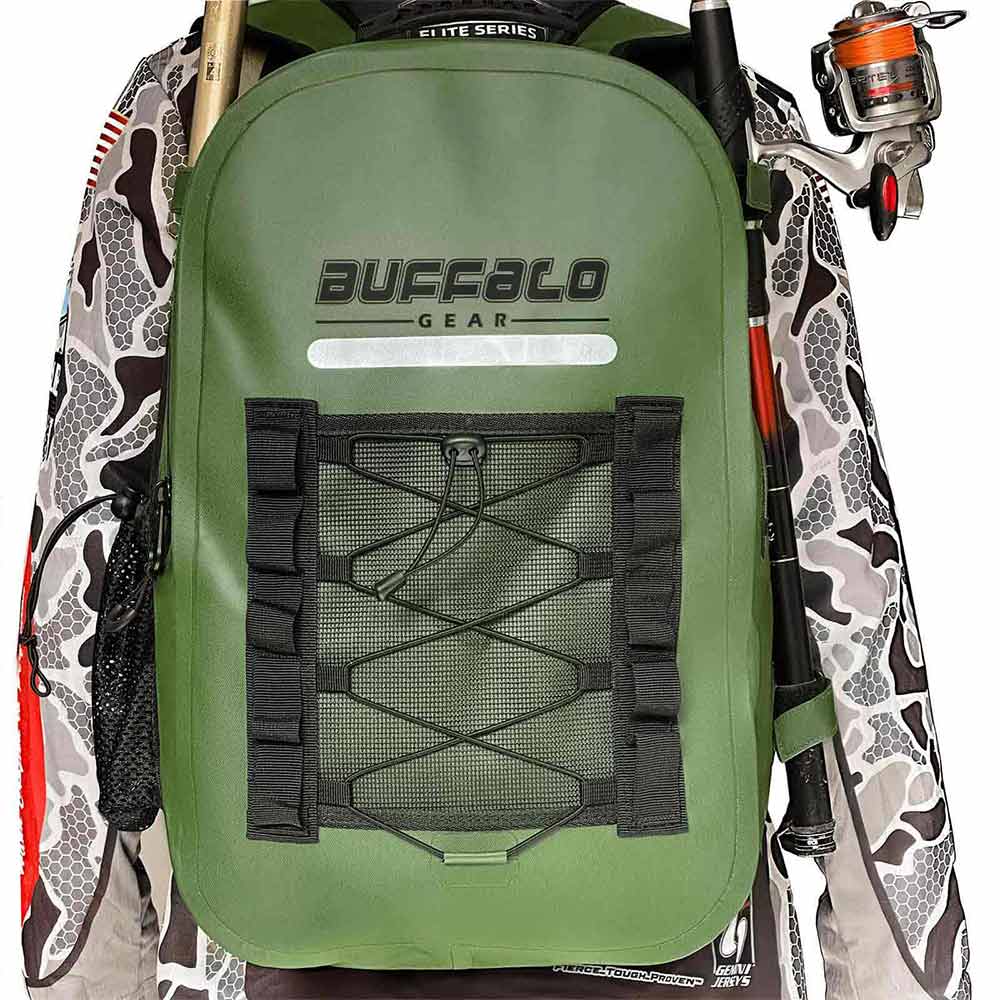 Buffalo Gear 26L Waterproof Fishing & Adventure Backpack
