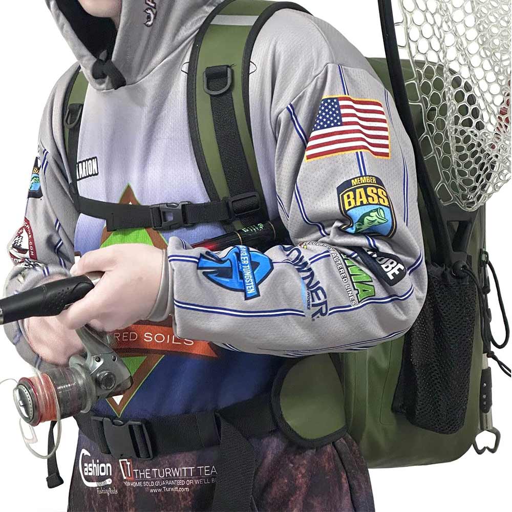 Buffalo Gear 26L Waterproof Fishing & Adventure Backpack