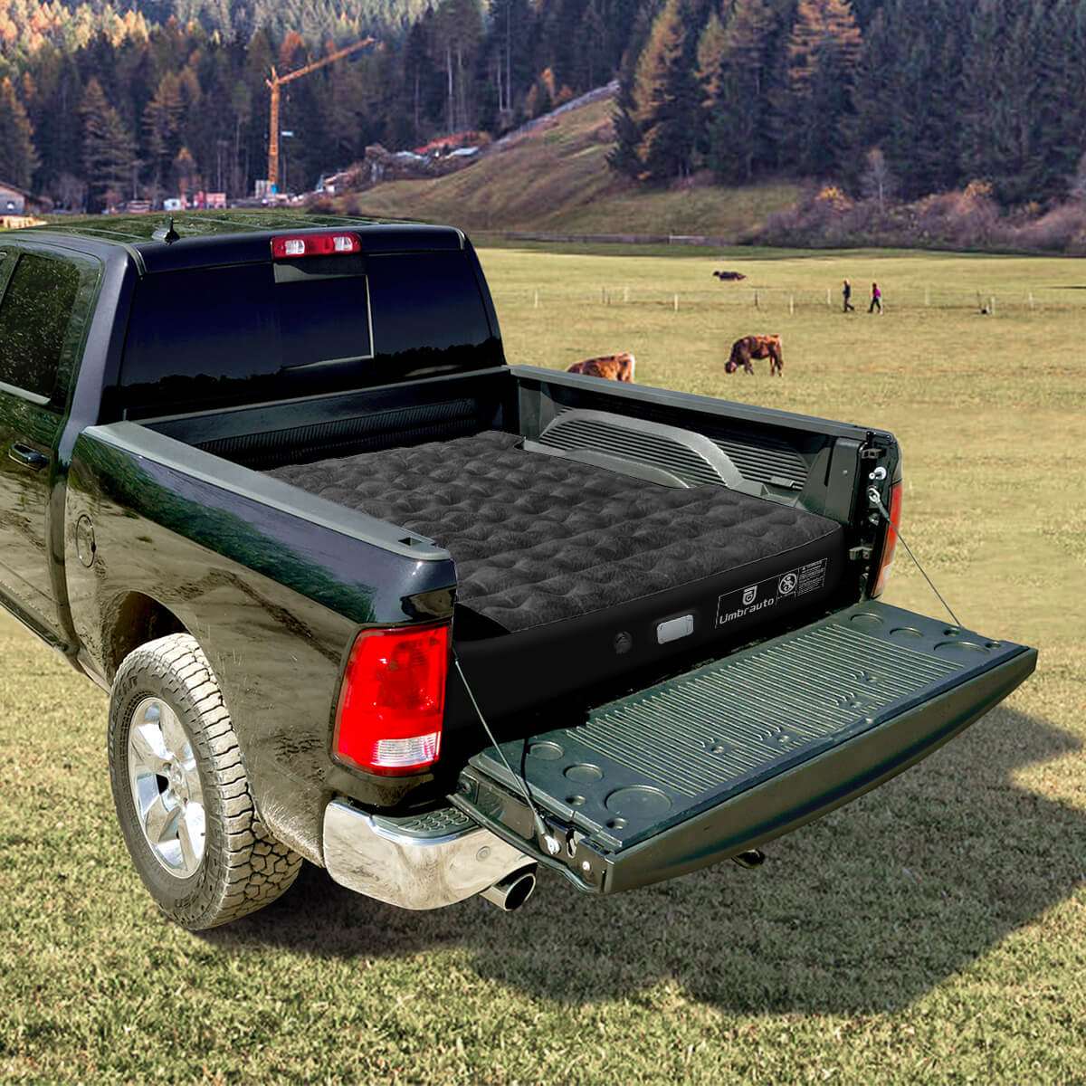 Umbrauto Truck Bed Air Mattress 3.0 with Built-In Rechargeable Pump (5.5–6.5 ft Beds)