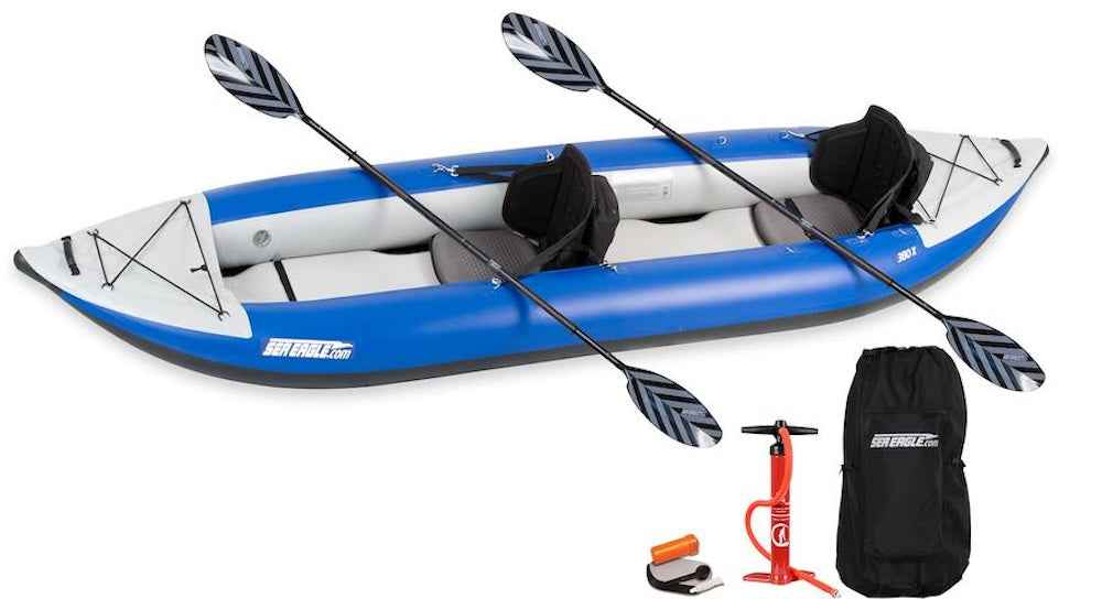 Sea Eagle 380x Explorer Pro Carbon Inflatable Kayak Package