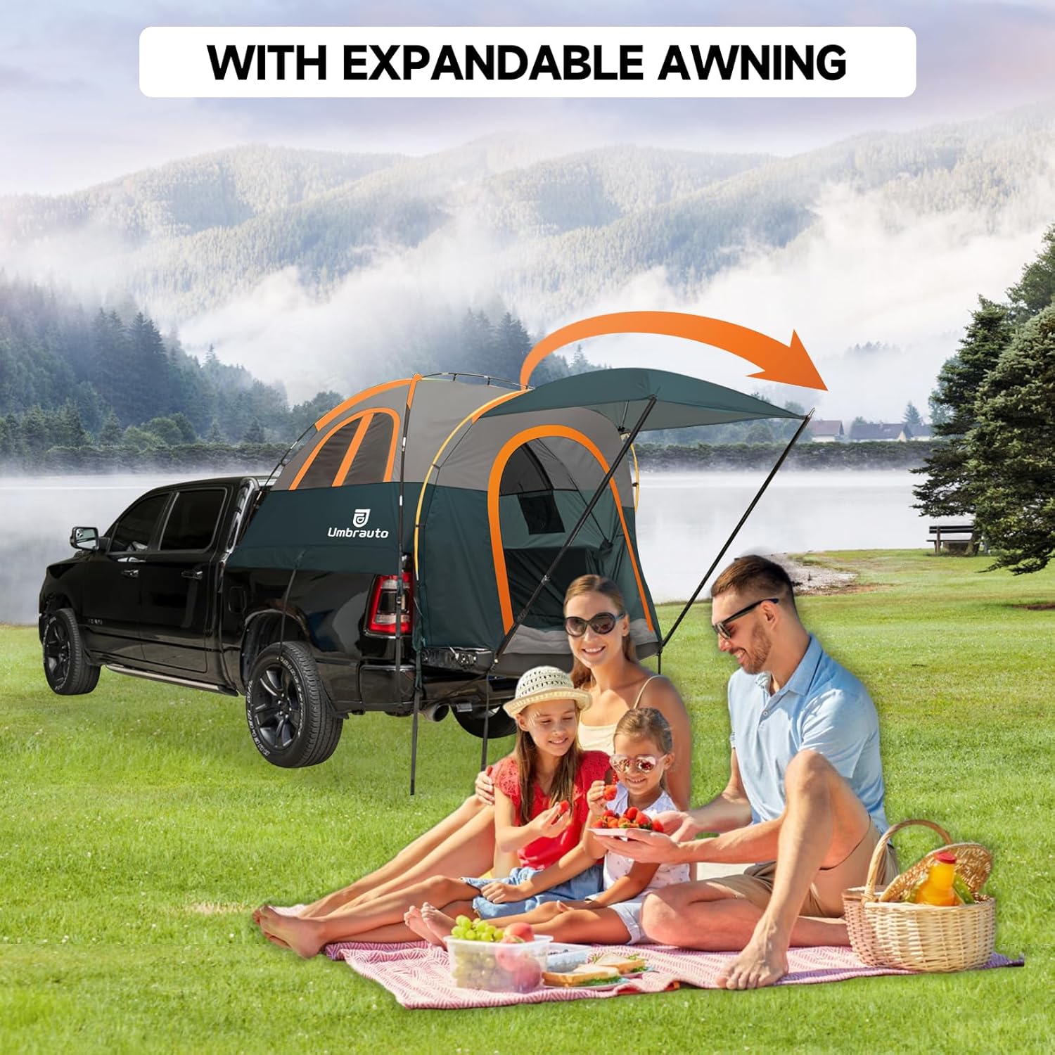Umbrauto™ 4-Season Truck Bed Camping Tent