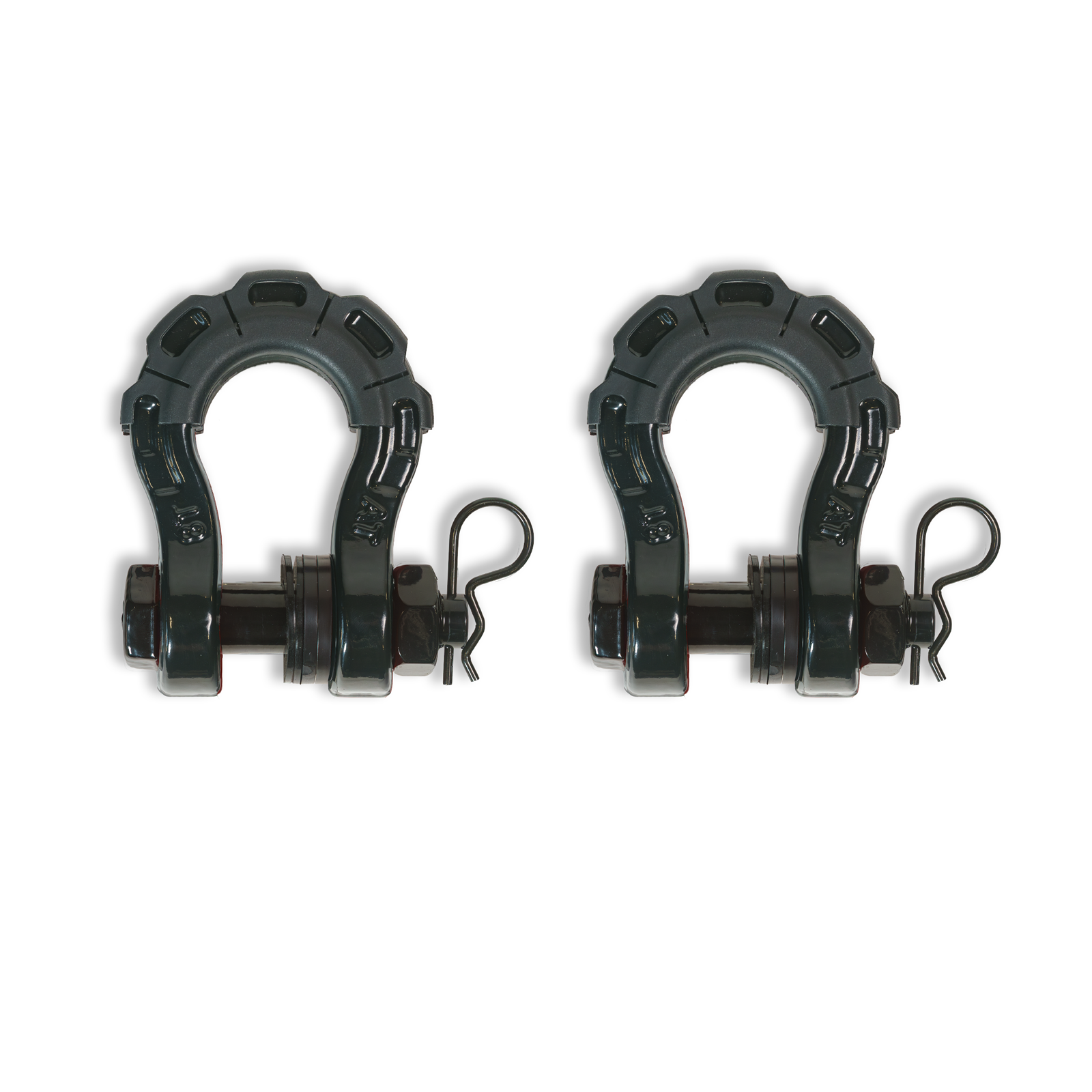 3/4" Forged Steel D-Ring Shackles (8 Ton) – Recovery Shackle Set (Pair)