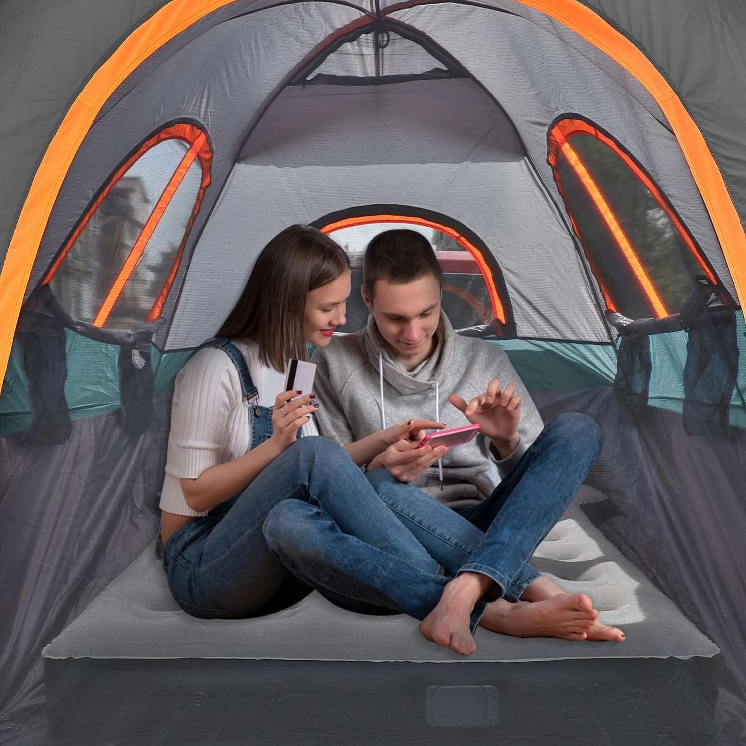 Umbrauto Waterproof Truck Bed Tent – PU3000 4-Season Pickup Camping Tent