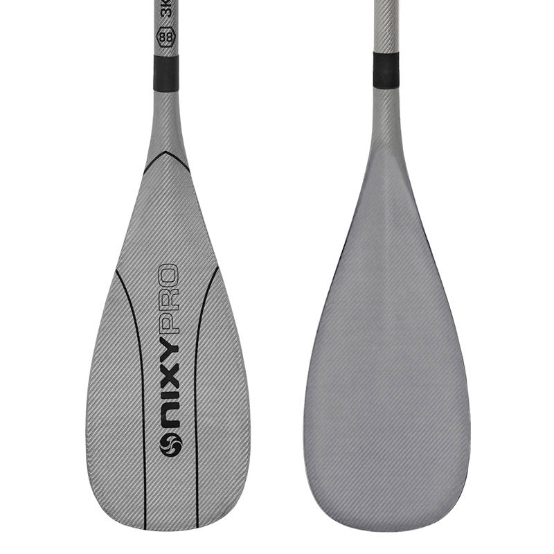 NIXY 100% 3K Carbon Fiber SUP Pro Paddle – 3-Piece Adjustable Performance Paddle