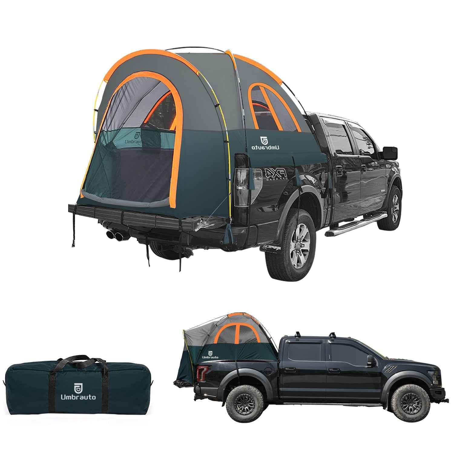 Umbrauto Truck Bed Tent PU3000mm Waterproof Pickup Truck Tents