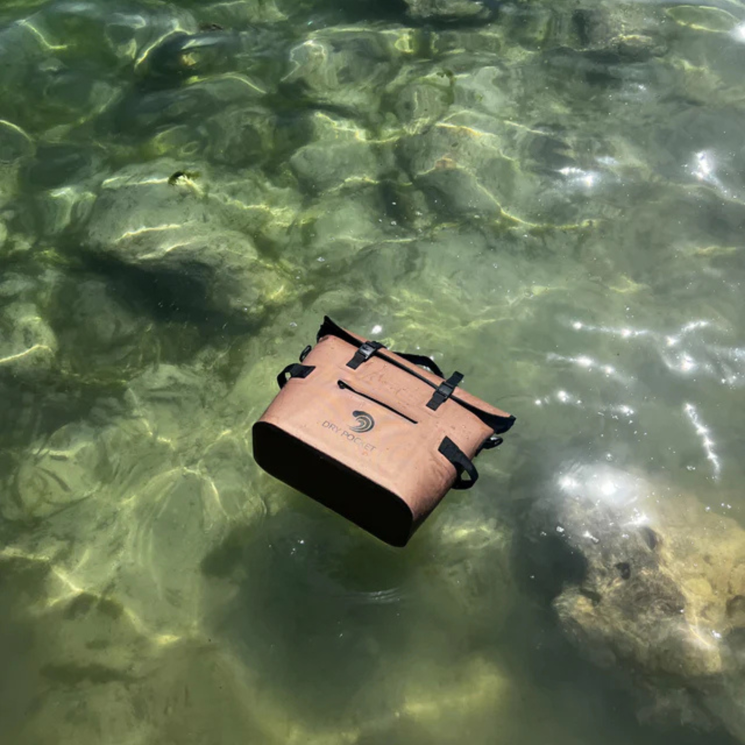 Waterproof Floating Cooler Bag – Coyote Brown | IPX8 Airtight Adventure Cooler
