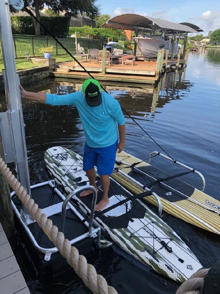Fixed Dock Kayak Launch & Stow – Pro Series Aluminum Dock Access System