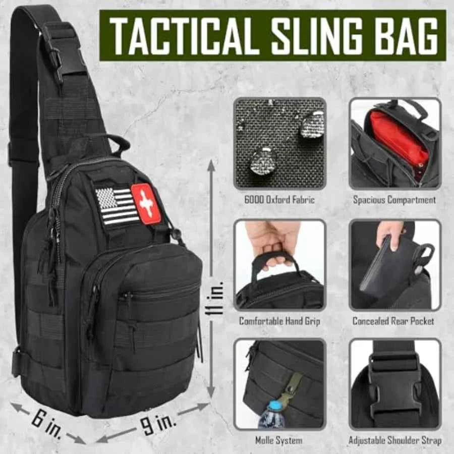 Survival Kit 268-Piece Emergency Survival & First Aid Kit