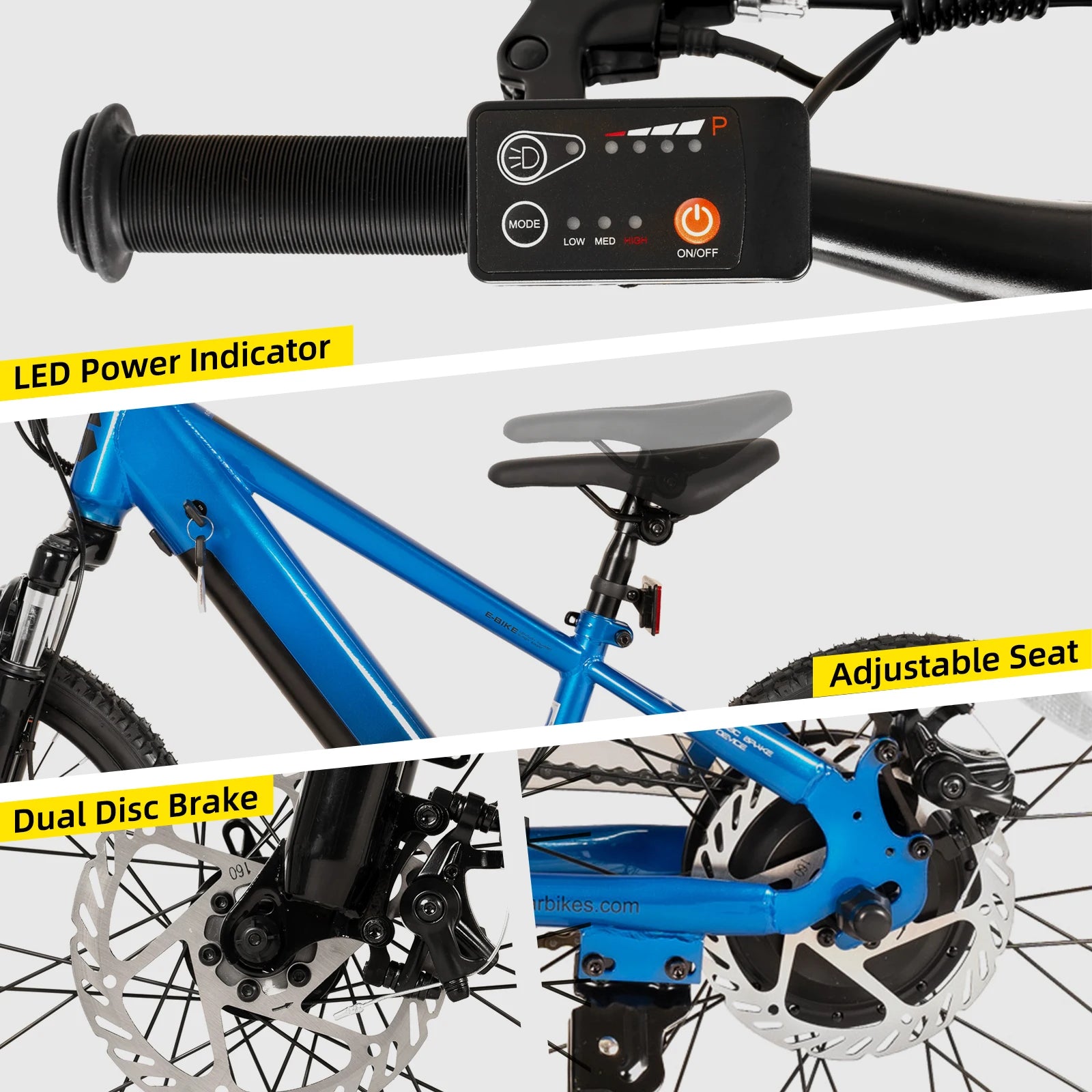 JOYSTAR Kids Electric Mountain Bike – 250W Electric Bike for Ages 7+