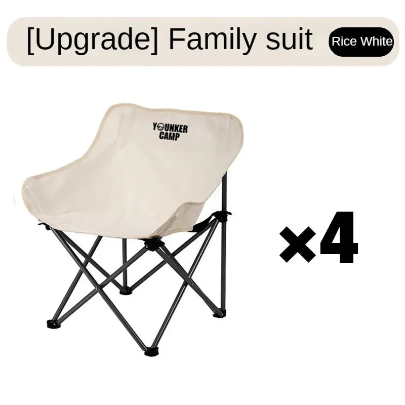Outdoor Folding Moon Chair – Portable Camping & Picnic Chair