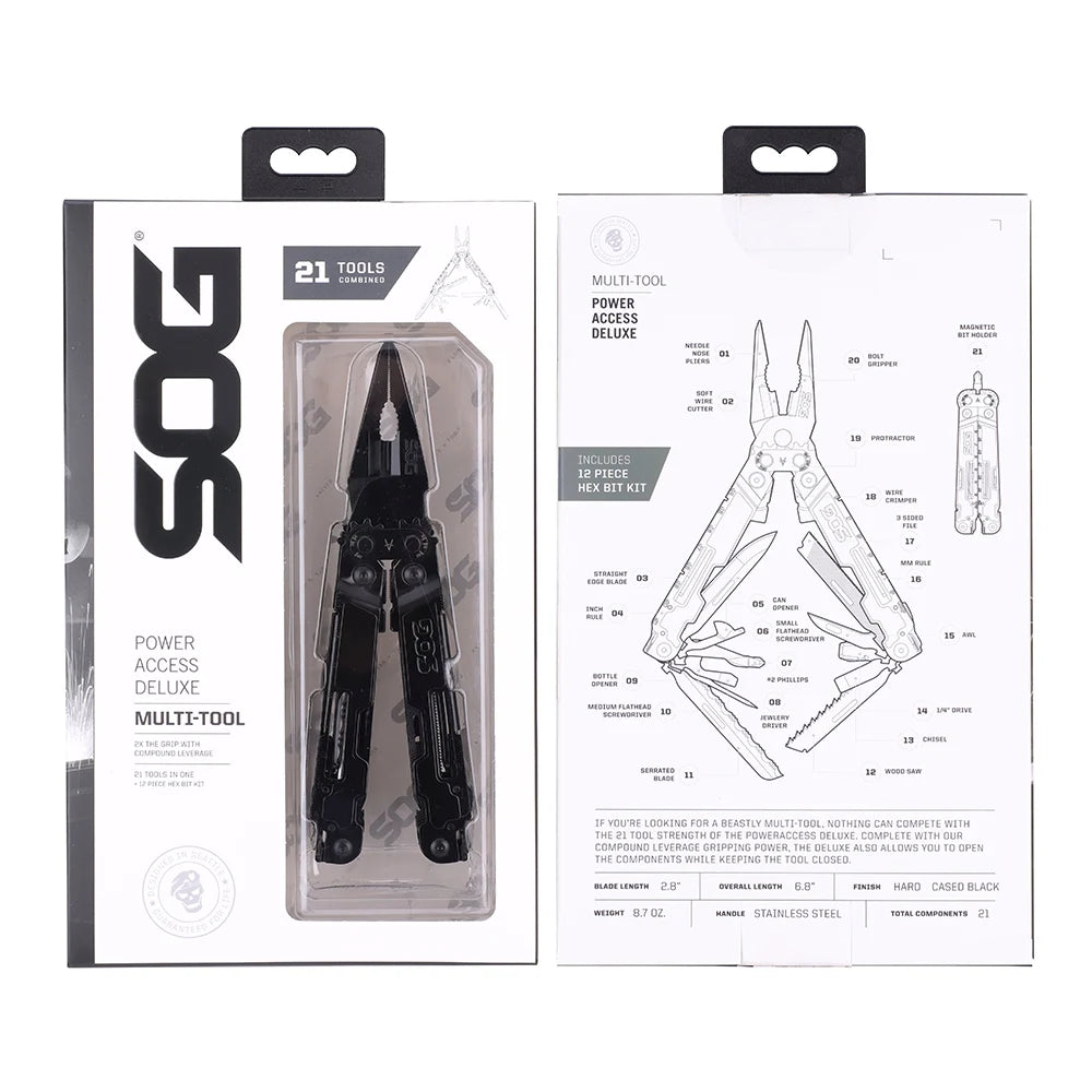 SOG PowerAccess Deluxe 21-in-1 Multi-Tool