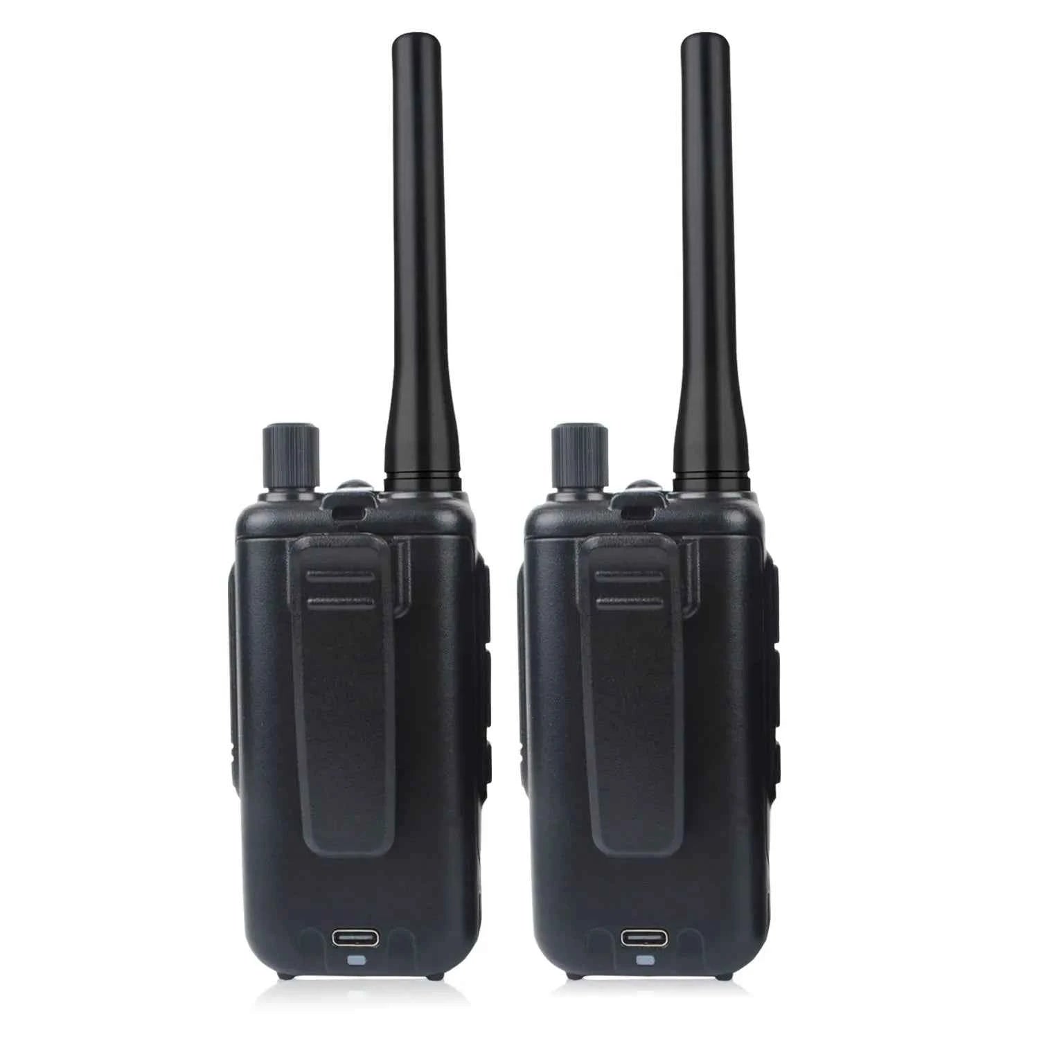 2PCS/Pack Baofeng UV-5R Mini Dual Band Dual PTT Walkie Talkie 5RMINI Air Band Rx 5W Compact  VOX FM Amateur Radio Type-C Charge