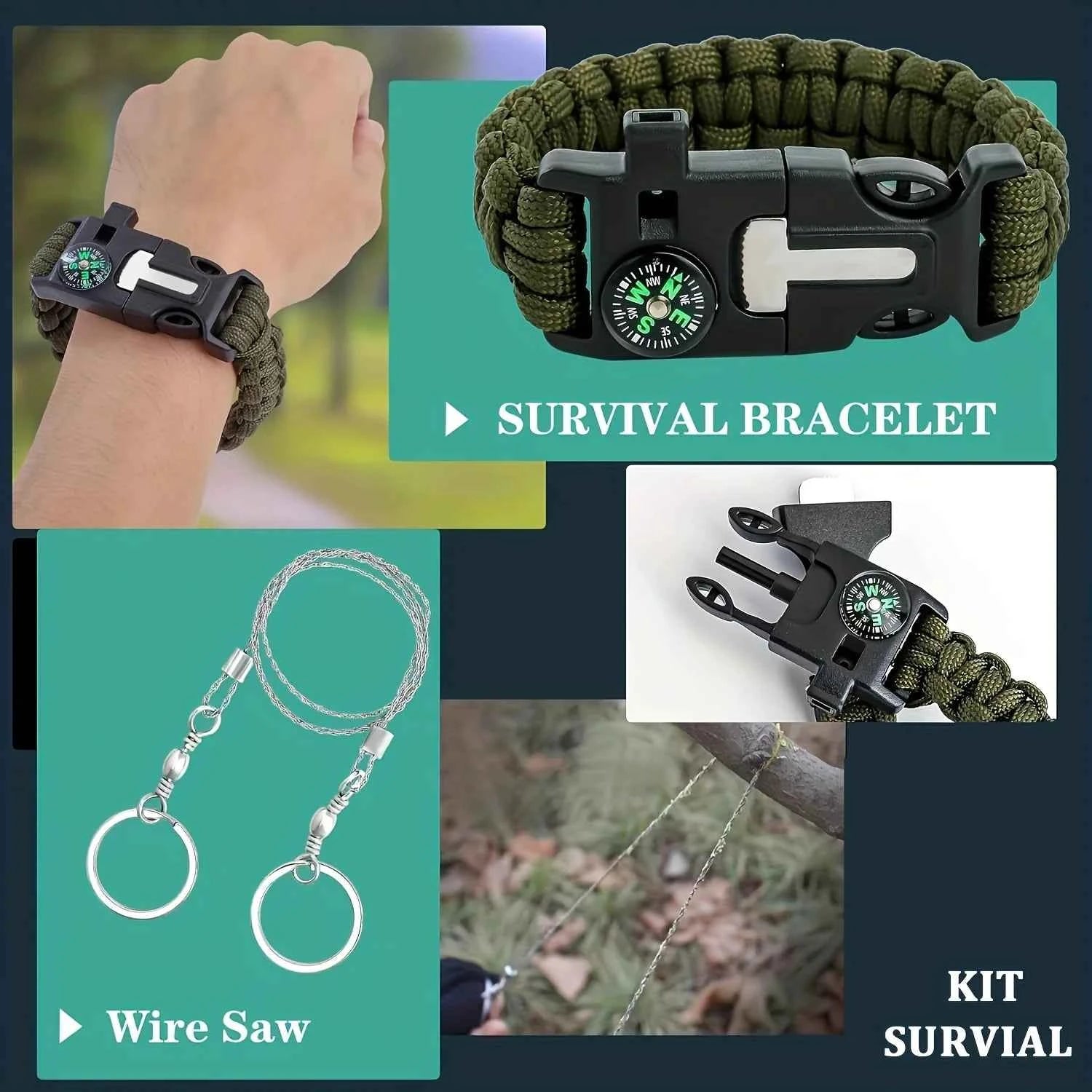 Ultimate Survival Gear Kit – 20-in-1 Emergency Survival Equipment