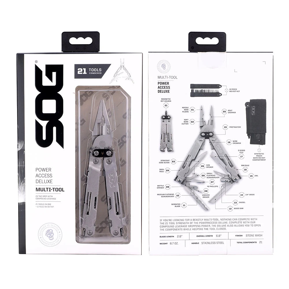 SOG PowerAccess Deluxe 21-in-1 Multi-Tool
