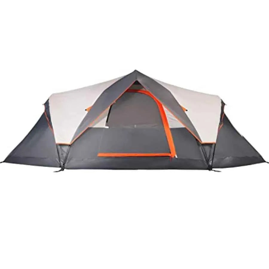 Tent for Family Camping Quick Setup, Instant Pop Up Dome Tents Outdoor 6 Person, with Water-Resistant Rainfly and Mesh Roofs & D