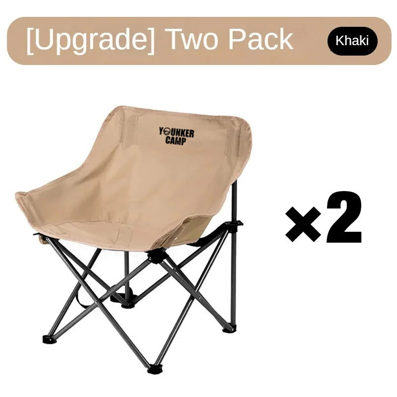 Outdoor Folding Moon Chair – Portable Camping & Picnic Chair