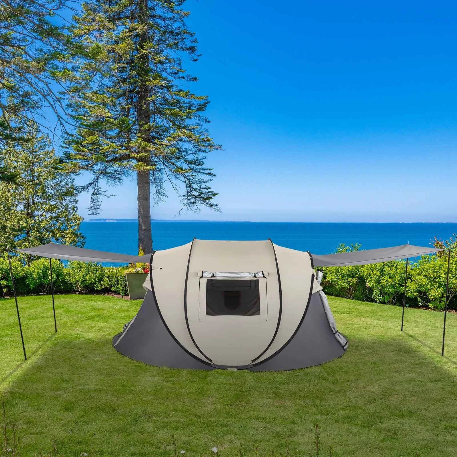 4-Person Instant Pop-Up Tent – Quick Setup Camping & Fishing Shelter