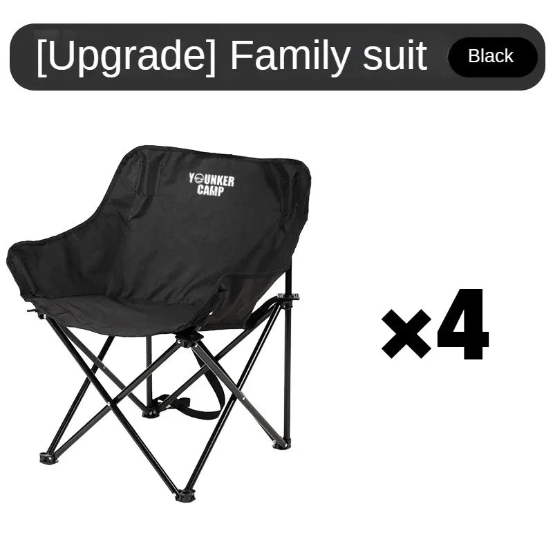 Outdoor Folding Moon Chair – Portable Camping & Picnic Chair