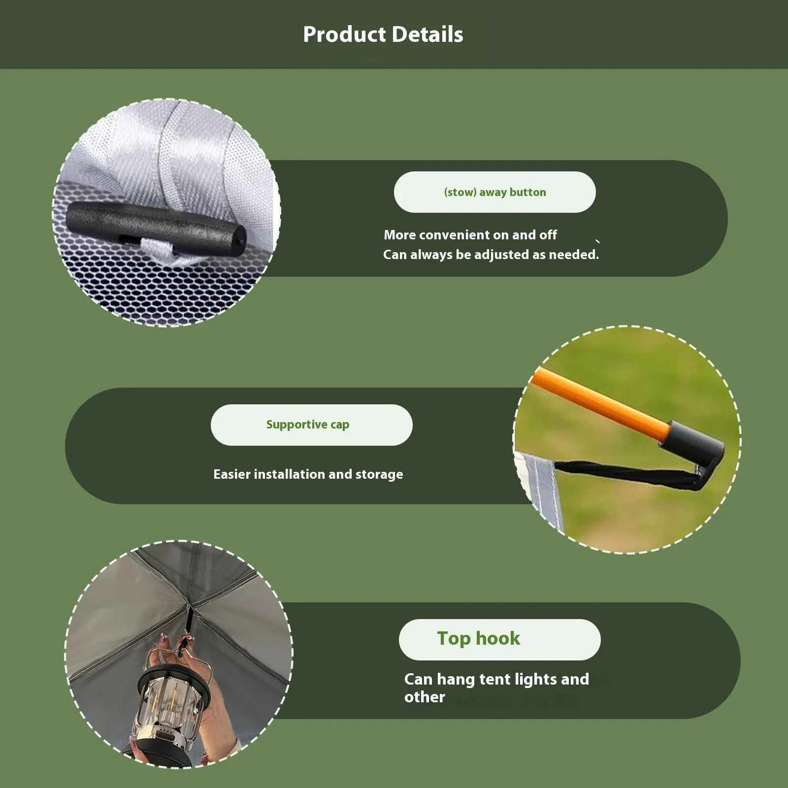 Small Silver Compact Auto Tent – 3-4 Person Instant Pop-Up Camping Shelter