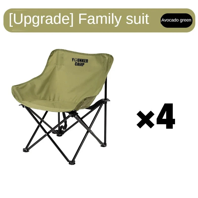 Outdoor Folding Moon Chair – Portable Camping & Picnic Chair