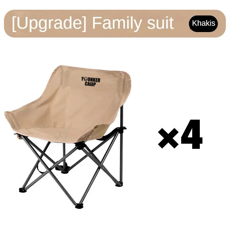Outdoor Folding Moon Chair – Portable Camping & Picnic Chair