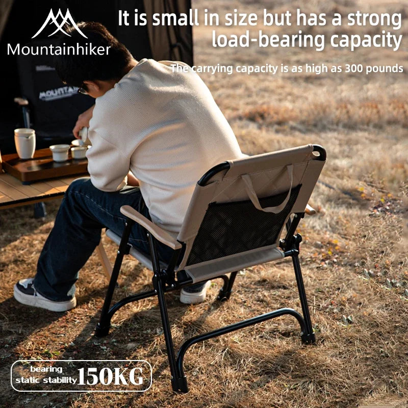 MOUNTAINHIKER Ergonomic Folding Camp Chair