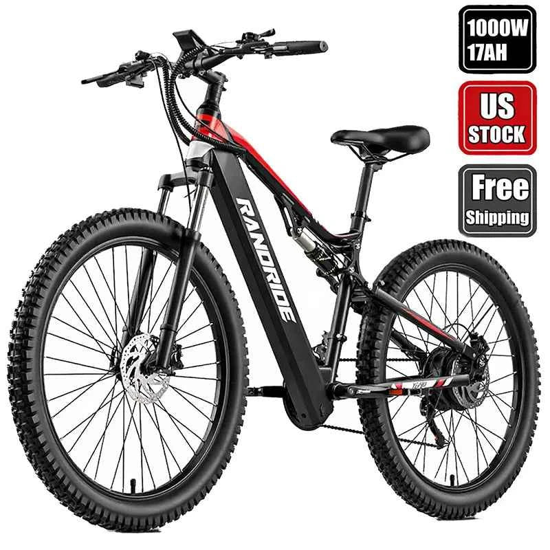 RANDRIDE YG90 1000W Electric Mountain Bike
