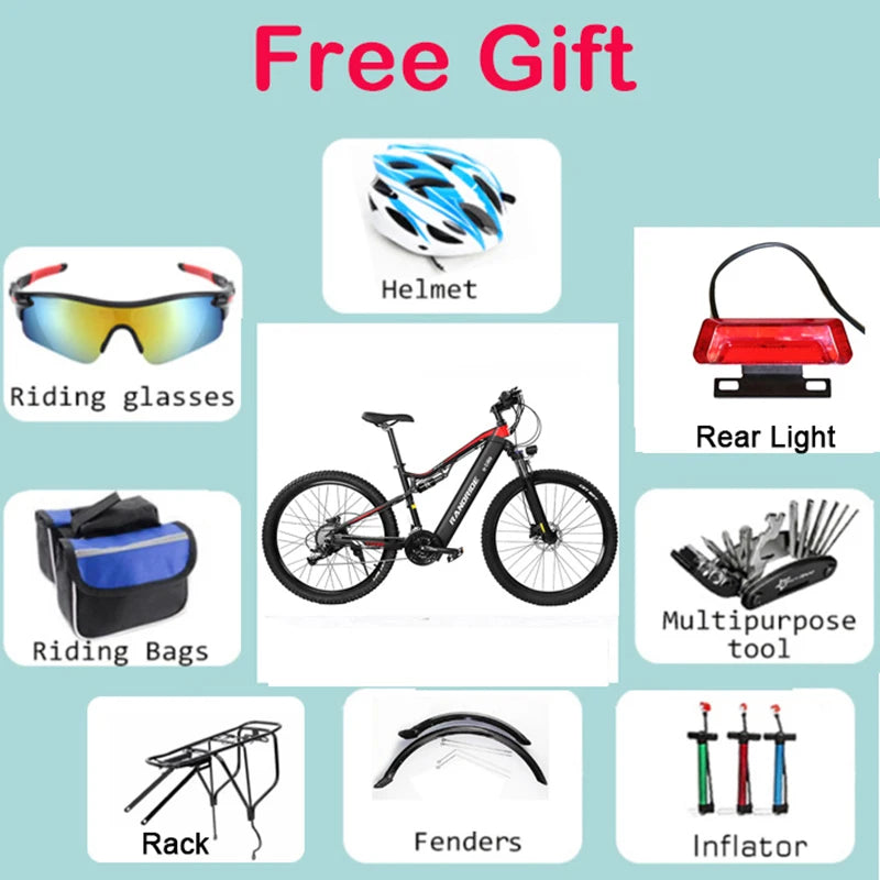 RANDRIDE YG90 1000W Electric Mountain Bike
