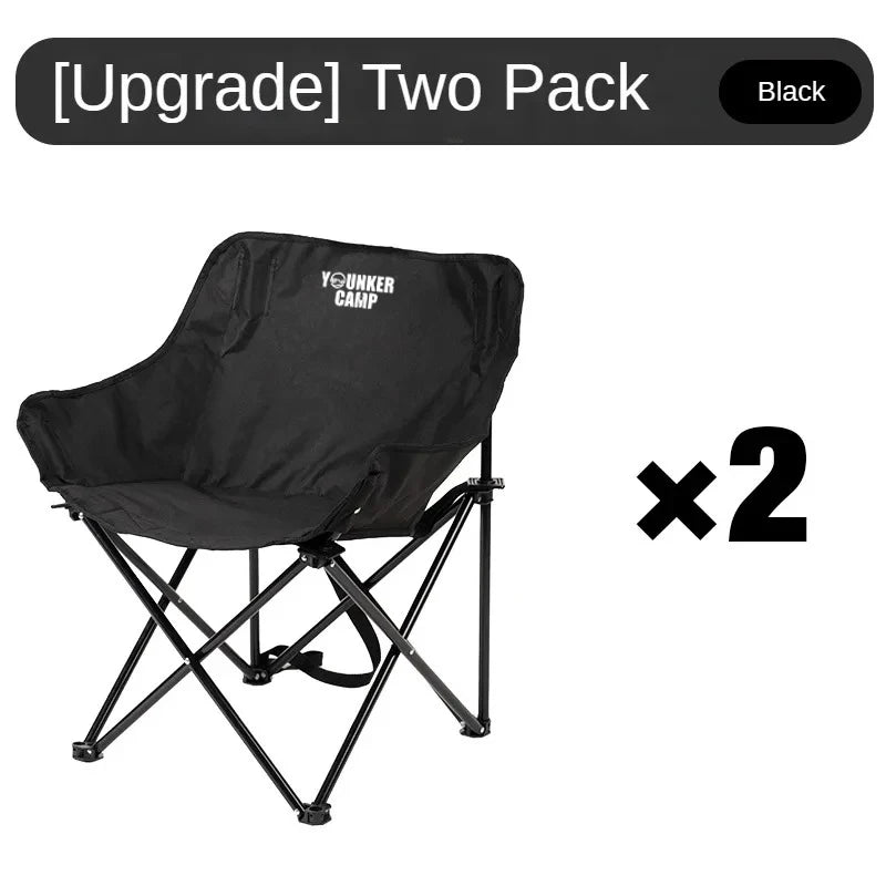 Outdoor Folding Moon Chair – Portable Camping & Picnic Chair