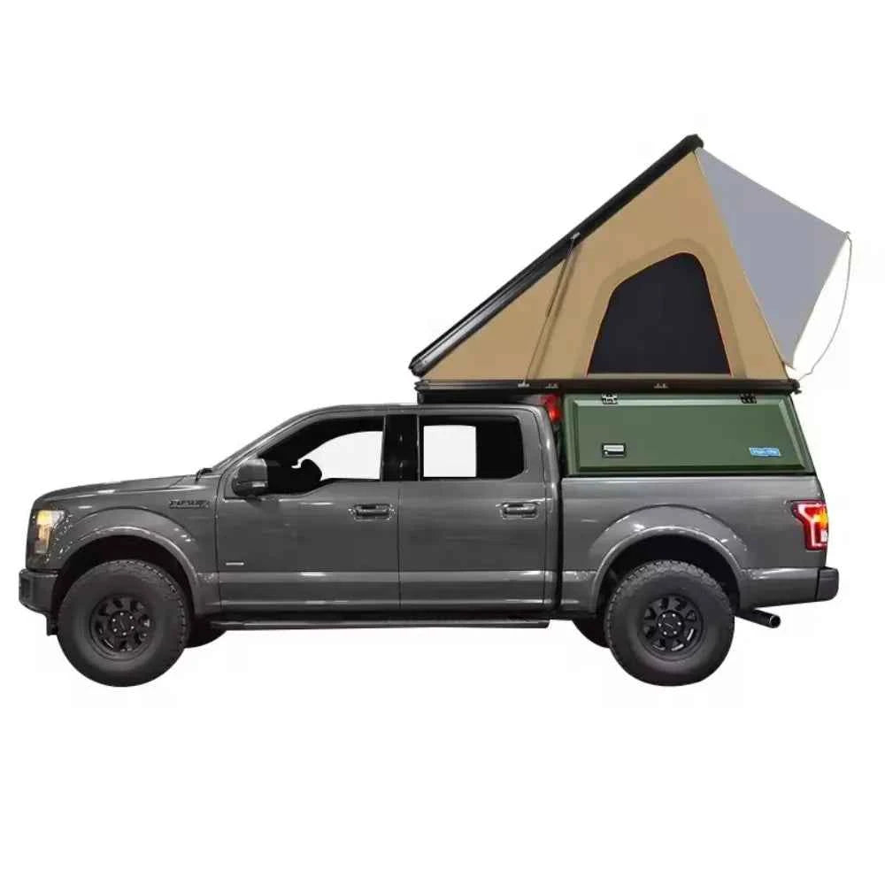 OneAlu 4X4 King Soft Roof Tent - Durable Waterproof Canvas, Easy Setup for Car Camping, SUV, Truck & Outdoor Vehicles