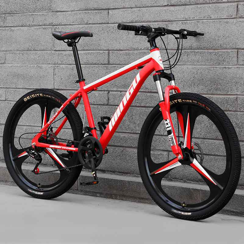 Mountain Bike Bicycle 24 26 Inch Disc Brake Shock Absorption Bicycle Men's And Women's Variable Speed Bicycle