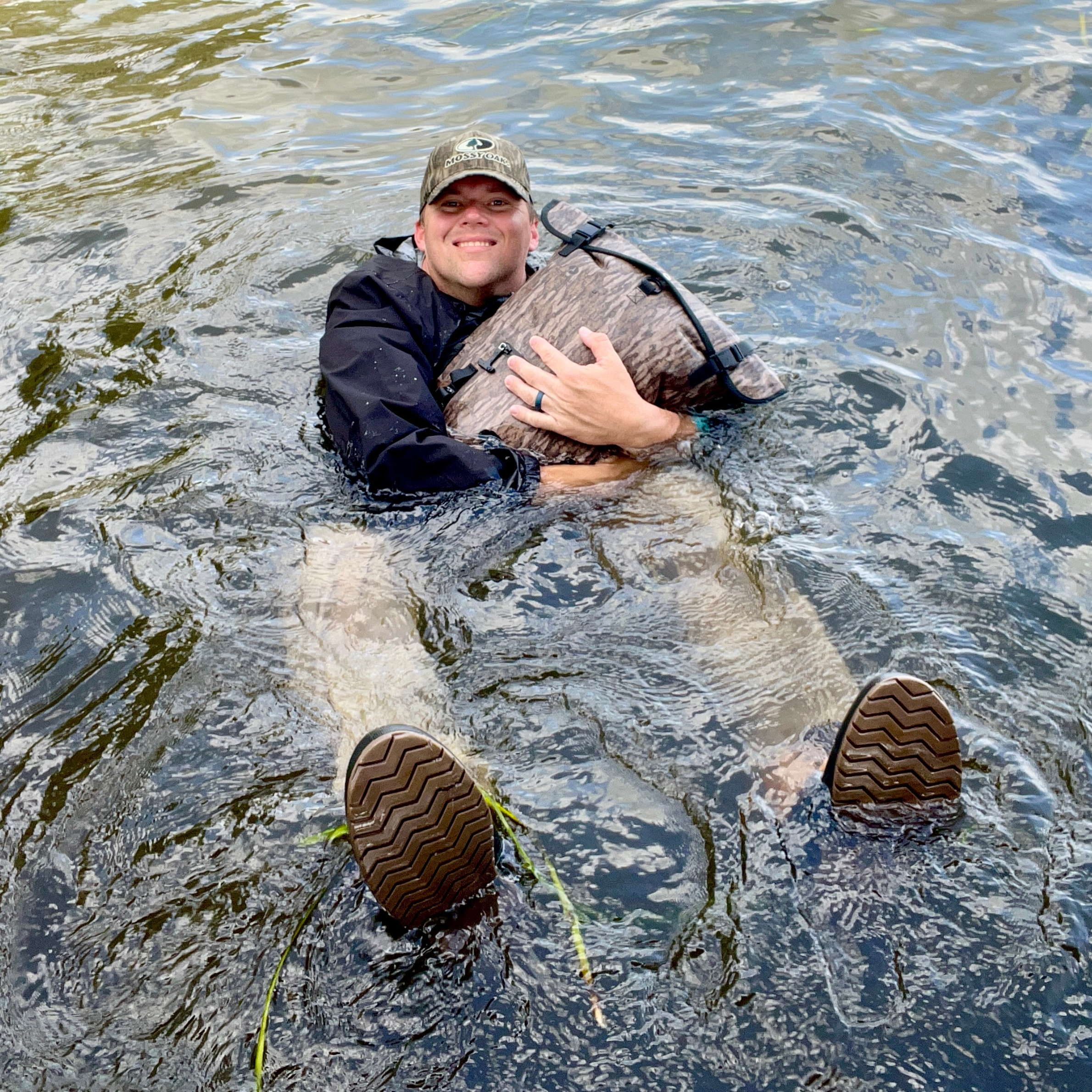 Waterproof Floating Backpack Dry Bag 25L – Desert Sage | IPX8 Airtight Adventure Pack