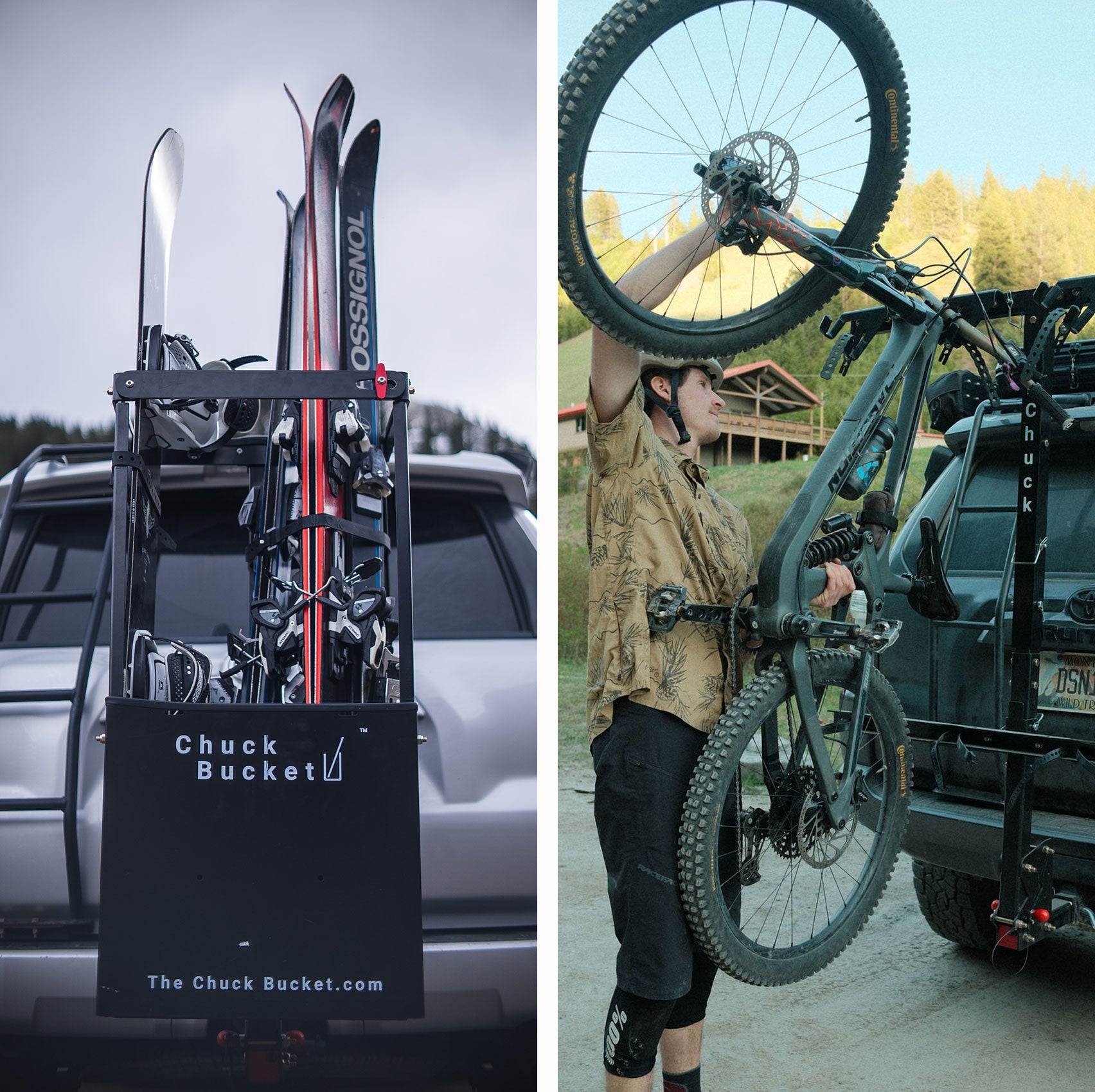 Chuck Bucket & Bike Rack Combo