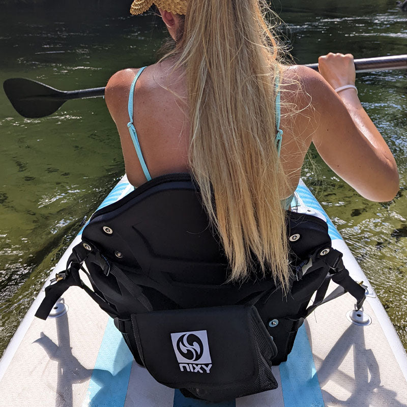 NIXY Premium SUP Kayak Seat – Deluxe EVA Cushioned Paddle Board Seat