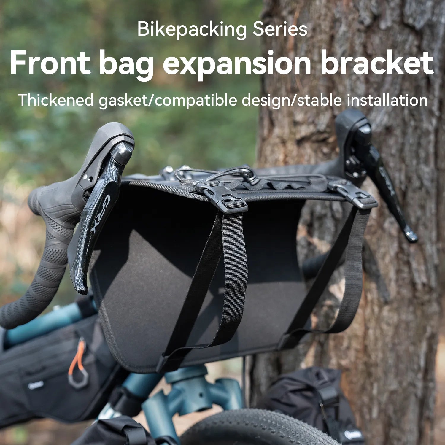 Adjustable Handlebar Cradle Bike Bag Mount – Universal Bikepacking Front Rack System