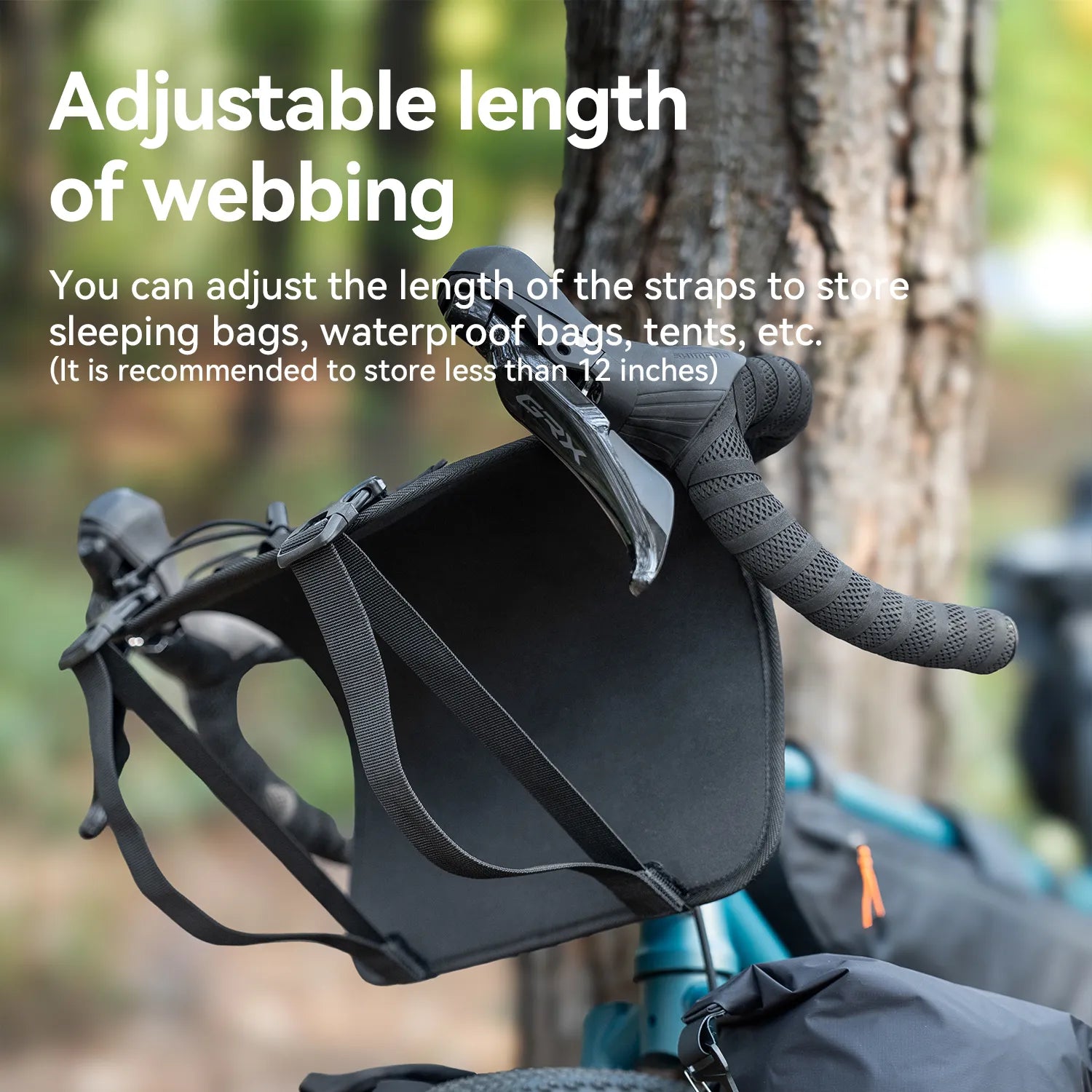 Adjustable Handlebar Cradle Bike Bag Mount – Universal Bikepacking Front Rack System