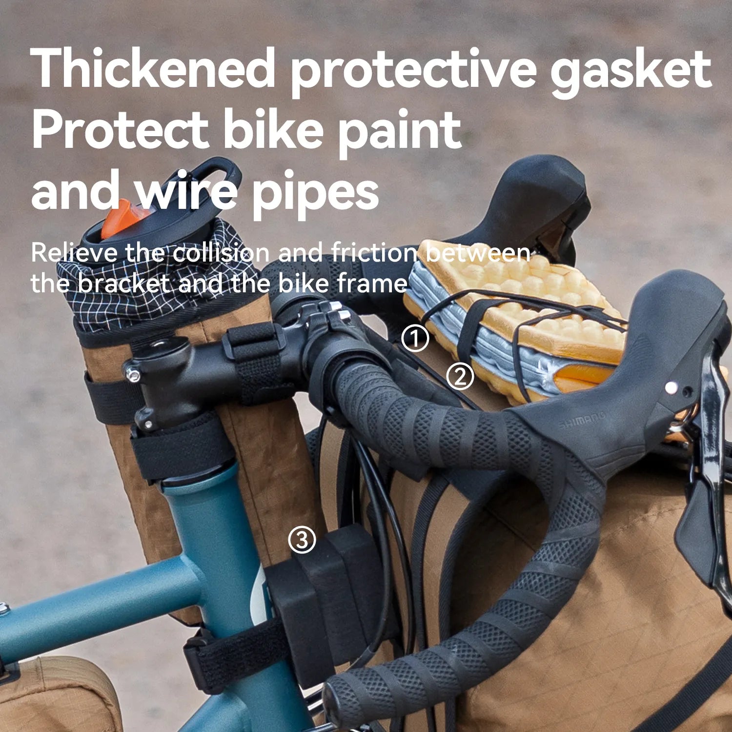 Adjustable Handlebar Cradle Bike Bag Mount – Universal Bikepacking Front Rack System