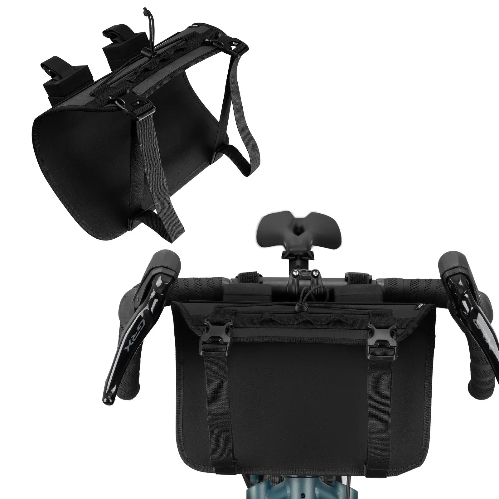 Adjustable Handlebar Cradle Bike Bag Mount – Universal Bikepacking Front Rack System