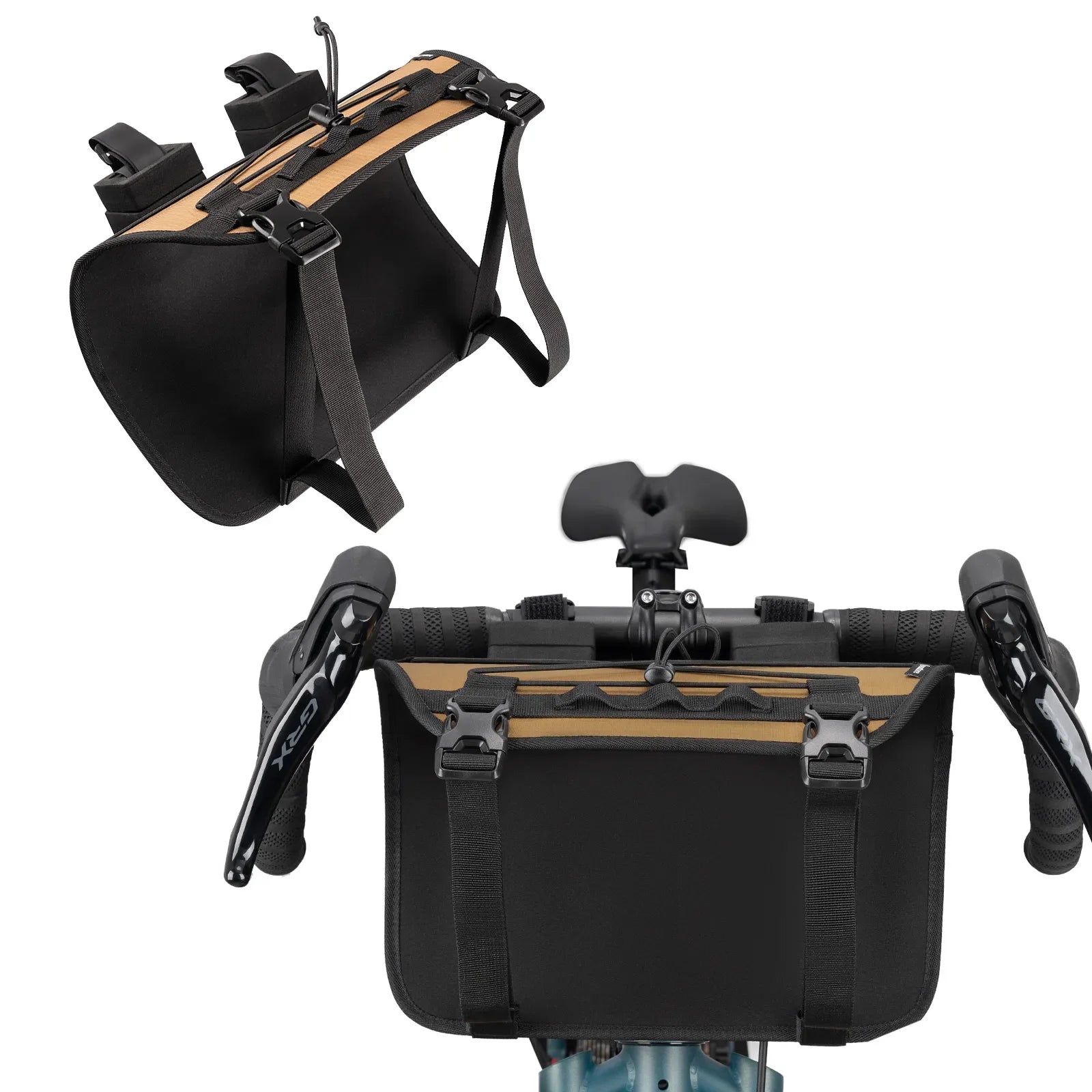 Adjustable Handlebar Cradle Bike Bag Mount – Universal Bikepacking Front Rack System