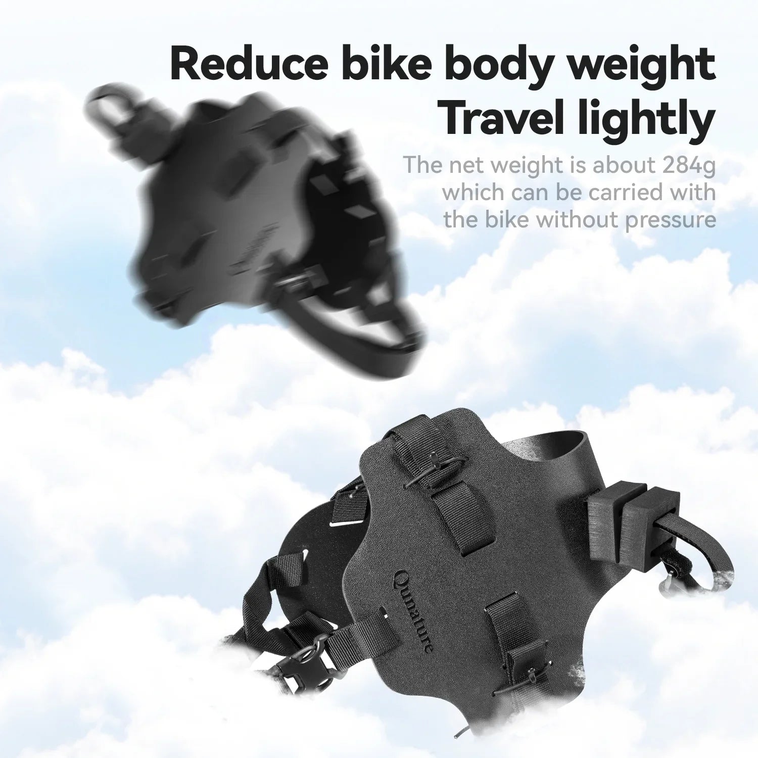 Waterproof Lightweight Bike Tail Bag Support Rack – Universal Bikepacking Rear Rack