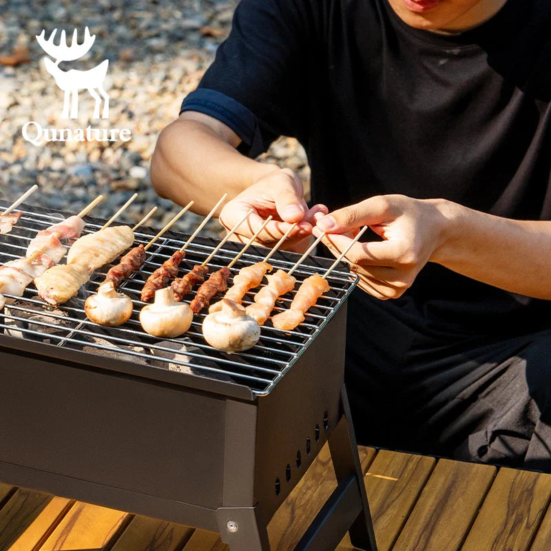 Qunature Foldable Charcoal BBQ Grill