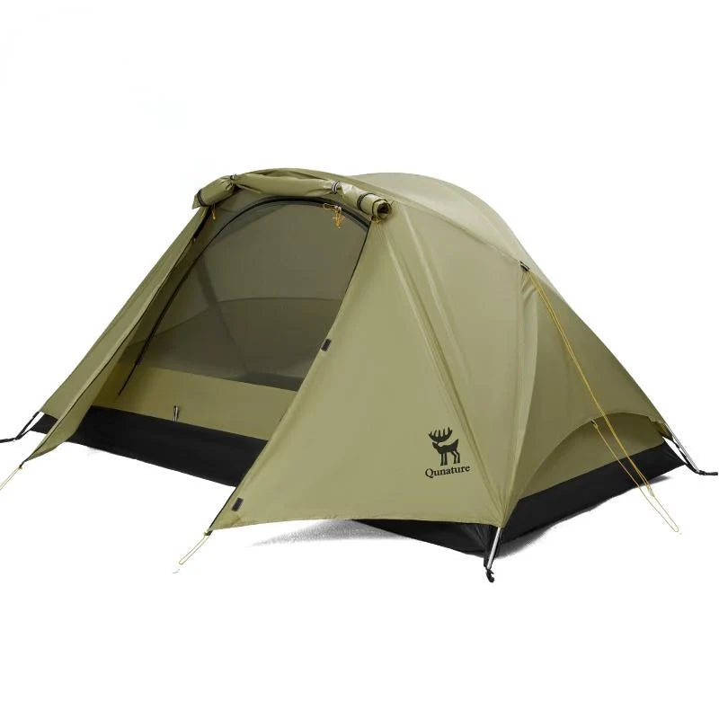 Lightweight 2-Person Rainproof Camping Tent with Aluminum Poles