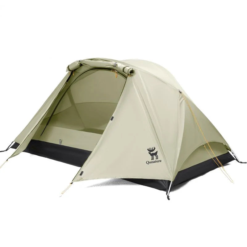 Lightweight 2-Person Rainproof Camping Tent with Aluminum Poles