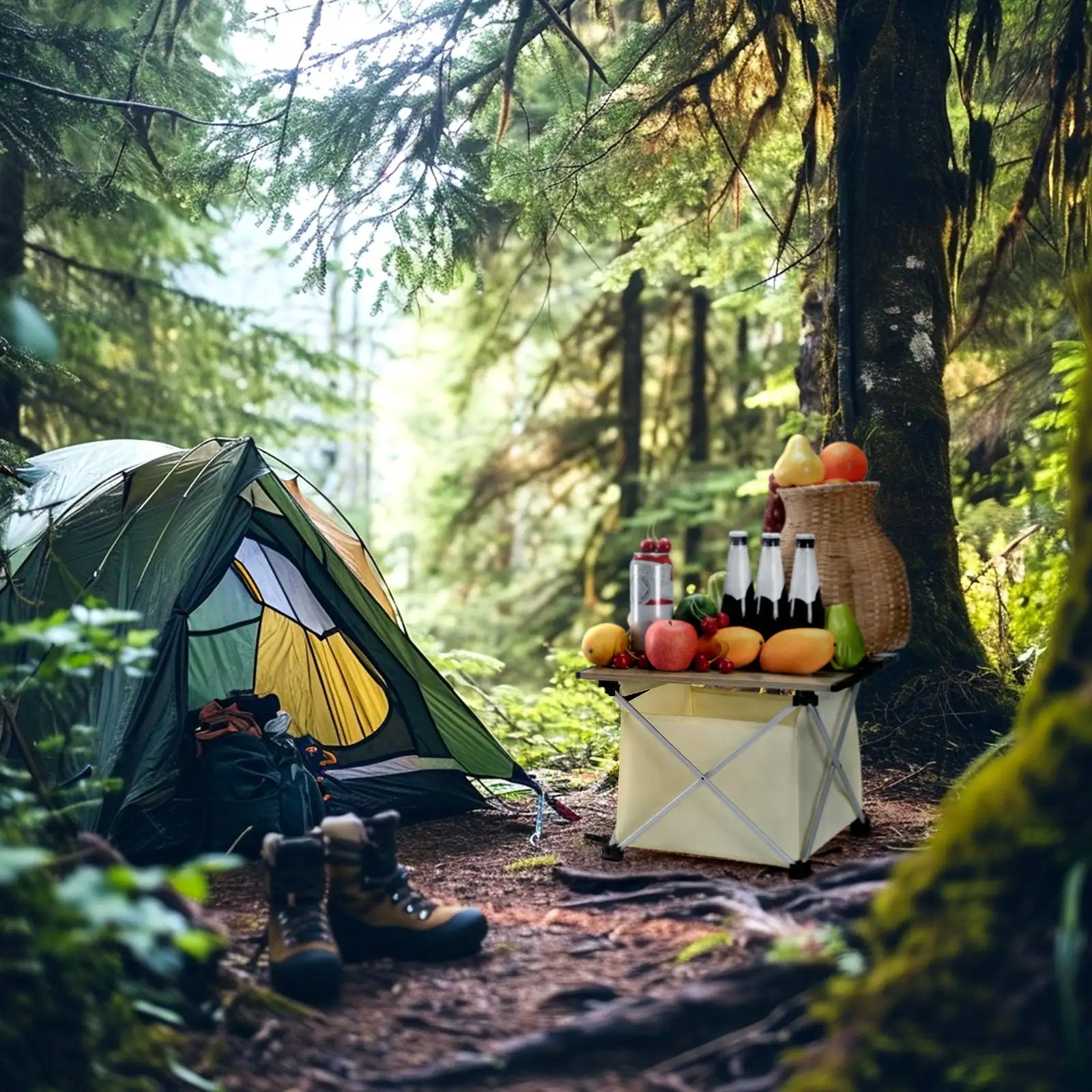 Qunature TrailTable™ Ultralight Foldable Aluminum Camping Table