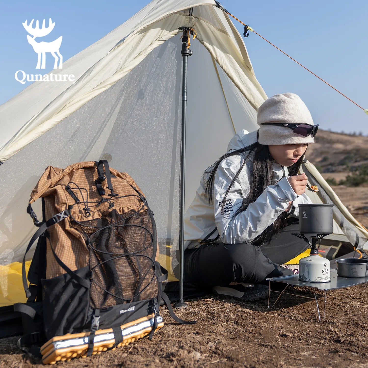 Qunature 35L Waterproof Hiking Backpack
